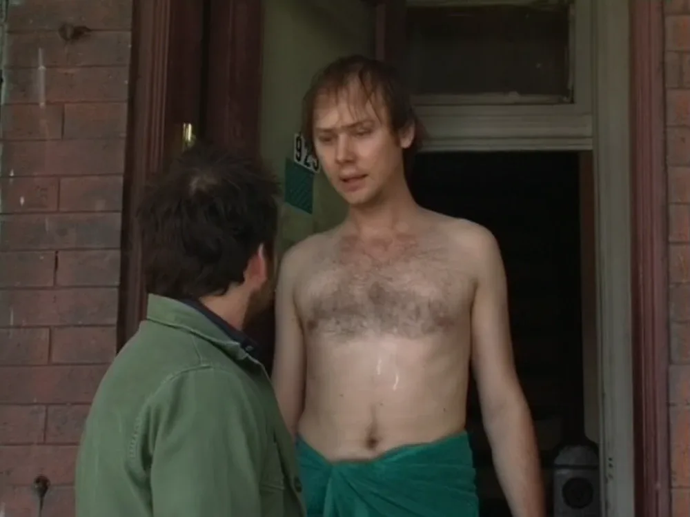 Still from It's Always Sunny S01E07: Charlie and Liam