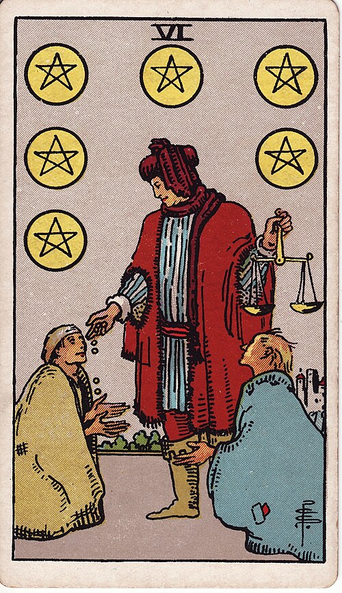 Six of Pentacles reversed