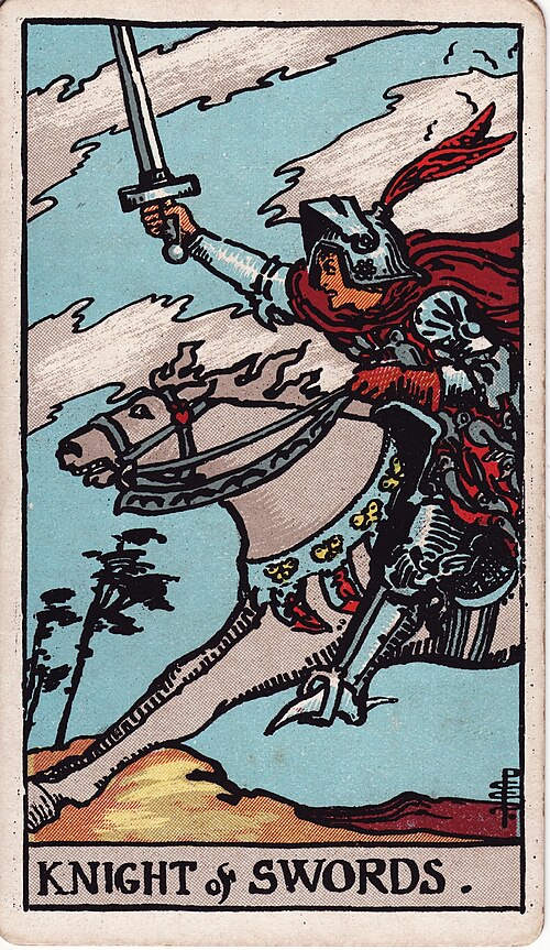 Knight of Swords reversed