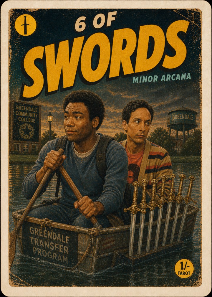 Community deck Six of Swords